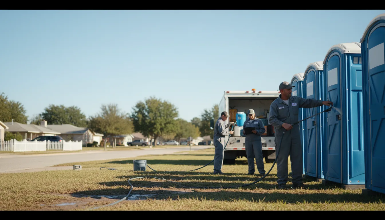 Long-Term Portable Toilet Rental in Thompsons, TX near me